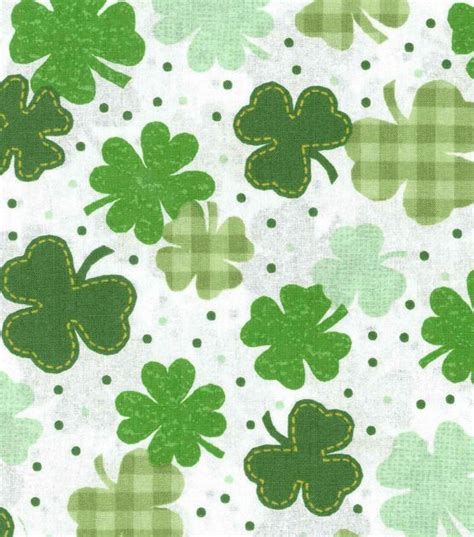 Gingham Clover Holiday Inspirations St Patrick S Day Fabric Joann