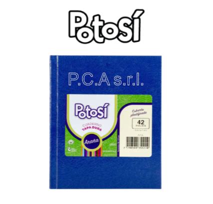 CUADERNO T DURA POTOSI X 42 AZULº PCA DISTRIBUIDORA