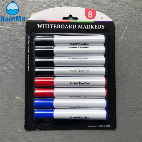 Best 3 Colors Dry Erase Marker Pen Custom Logo Odorless Whiteboard