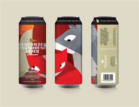 Concept Branding And Packaging Design Work For Canadian Cider World