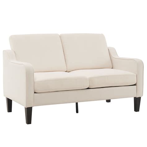 VINGLI 53 Small Loveseat For Small Space Mid Century Modern Love Seat