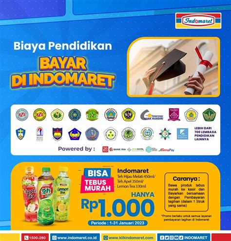 Indomaret On Twitter Bayar Tagihan Biaya Pendidikan Di Indomaret