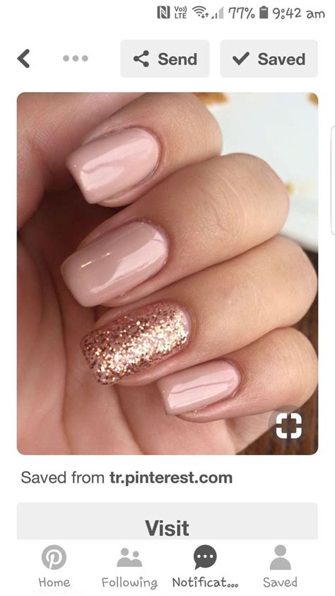 Nude Color Nail Art Ideas Art And Design Nude Nail Designs Gel