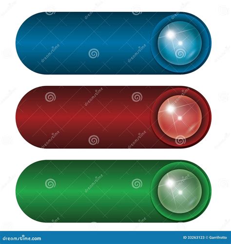 Three Boxes Stock Vector Illustration Of Isolated Circle 33263123