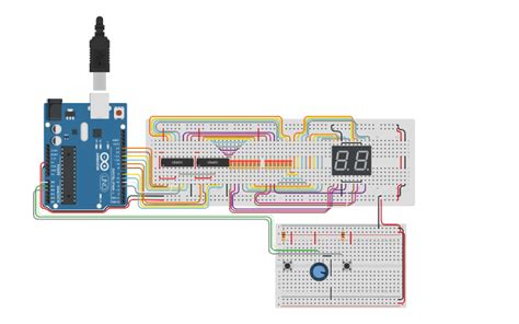 Circuit Design Display 7 Segmenti Cd4511 Voltmetro 04 12 2020 Tinkercad