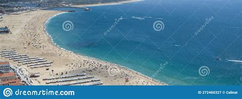 Nazare, Beach Resort in Portugal Stock Image - Image of estate ...