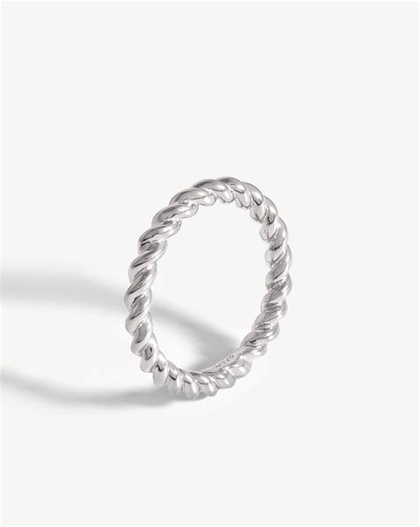 Lasso Stacking Ring Sterling Silver Missoma