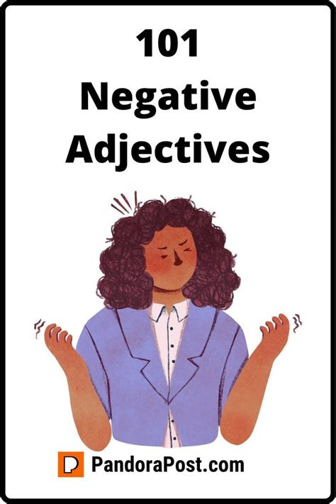 101 Negative Adjective to Describe a Person