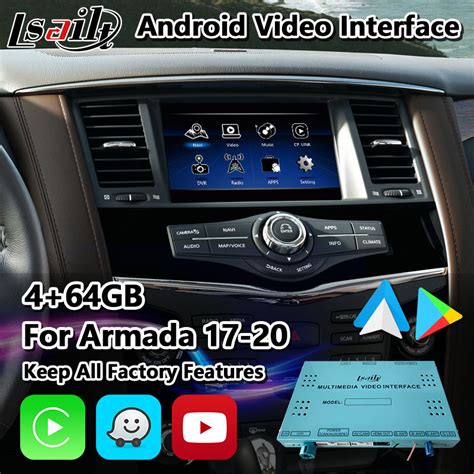 Lsailt Android Multimedia Video Interface For Nissan Patrol Y62 Armada