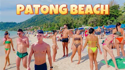 【🇹🇭 4k】phuket 2023 Patong Beach Walking Tour Thailand Youtube