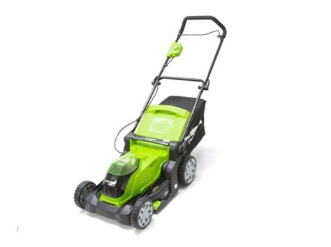 Greenworks G40lm40k2x 40v Cordless Lawn Mower With 2 X 2ah Batteries And Charger