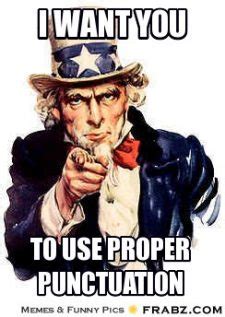 punctuation memes  choice essentials  engl