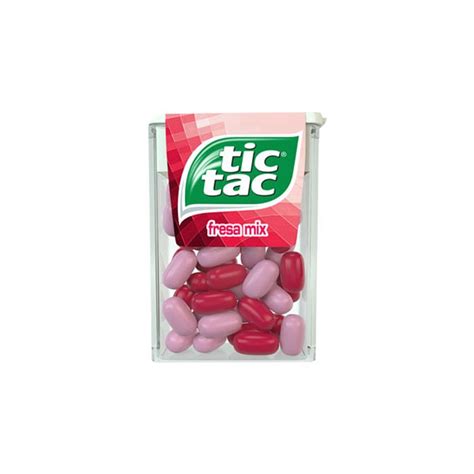 PAQUETE DE PASTILLAS TIC TAC FRESA 12PZAS DE 16 GR C U