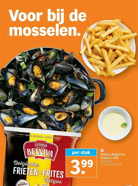 Belviva Belgische Frieten 2 Kilo Promotie Bij Albert Heijn