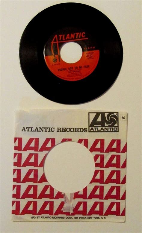 THE RASCALS 45 RPM PEOPLE GOT TO BE FREE MY WORLD USED ATLANTIC