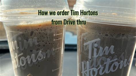 Ordering From Tim Hortons Time Hortons Drive Thru YouTube