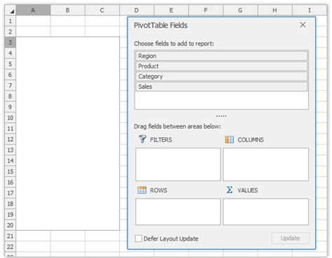 Erstellen Einer Pivottable Devexpress End User Documentation