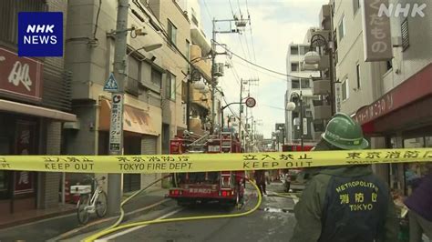 東京 品川区の5階建て共同住宅で火災 3人けが Nhk 東京都