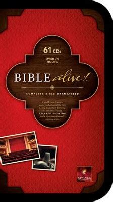 NLT Bible Alive Audio Bible On CD Narrated By Stephen Johnston