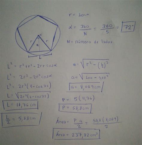 Sint Tico Foto Formula De Un Pentagono Para Sacar El Area Cena Hermosa