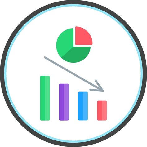 Pie Chart Flat Circle Icon 38835322 Vector Art At Vecteezy