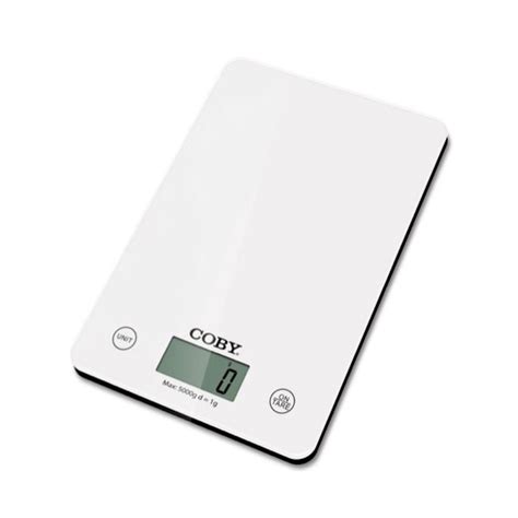 Glass Digital Kitchen Scale with TARE Function – Coby