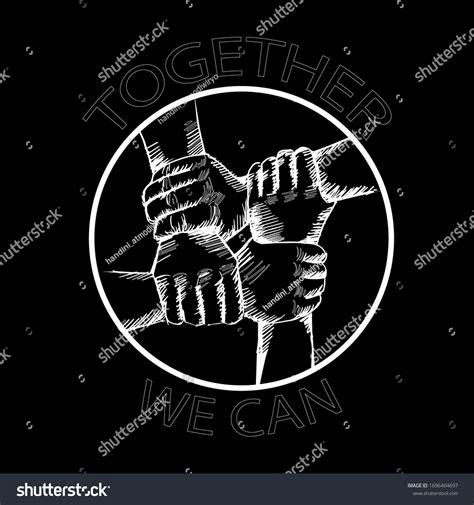 Together We Can Motivational Poster Quote Stock Vector (Royalty Free) 1696404697 | Shutterstock