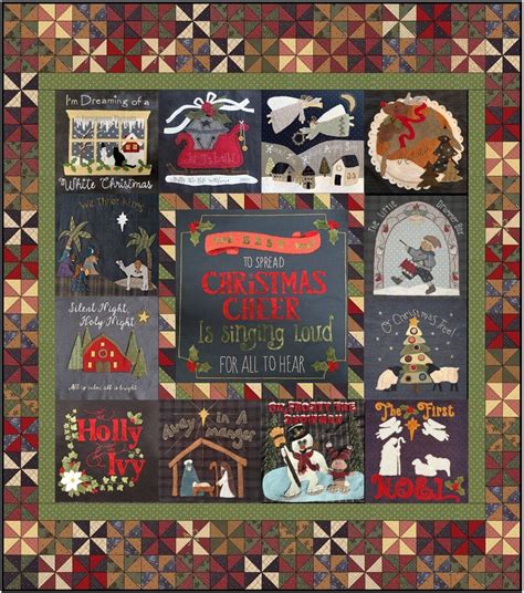 Christmas Carols Mystery Quilt Finishing Instructions