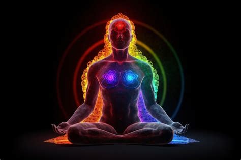 Menschliche Chakra Buddhismus Meditation Bezieht Sich Auf Energiepunkte