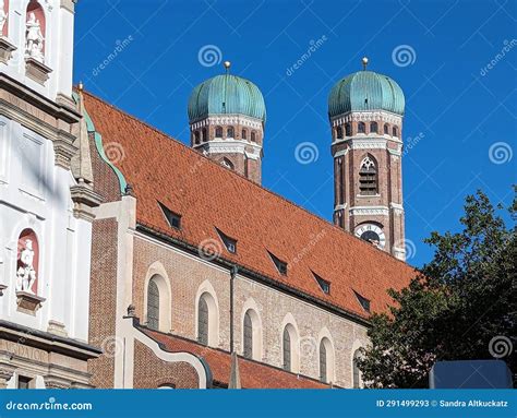 The Two Towers of the Dome of Munich (Frauenkirche) in the Historic ...