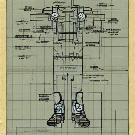 Krea Ai Exploded Diagram Of Luigi Blueprint