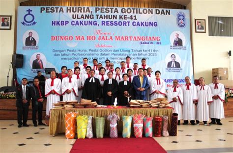 Pesta Huria Hkbp Cakung Dirangkai Dengan Pesta Gotilon Dan Hut Ke 41