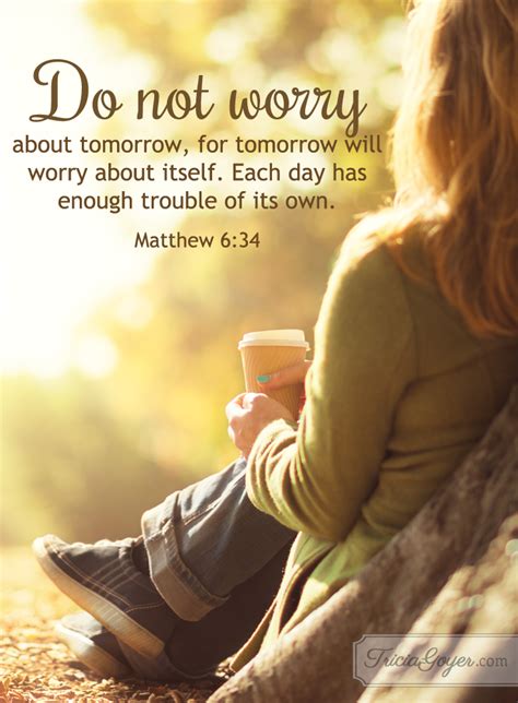 Do Not Worry Matthew Tricia Goyer