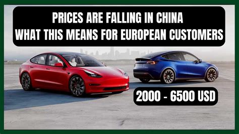 Tesla Price Cuts What This Means For European Customers Youtube