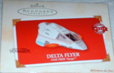 STAR WARS Hallmark S Keepsake DELTA FLYER STAR TREK VOYAGER Antique