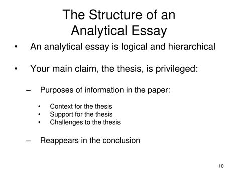 Ppt The Analytical Essay Powerpoint Presentation Free Download Id159237