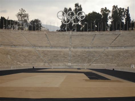 Olympic Stadium - Greece -- seats are made entirely of marble! Can you ...