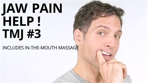 Tmj 3 Massage And Stretches For Jaw Pain Intra Oral Trigger Point Work Tmd Youtube