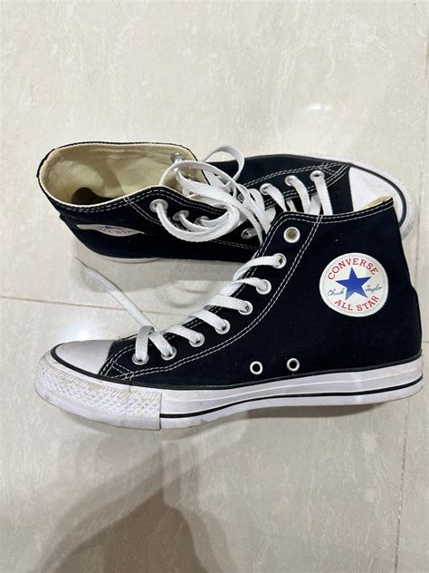 Converse High Cut Black, Men's Fashion, Footwear, Sneakers on Carousell