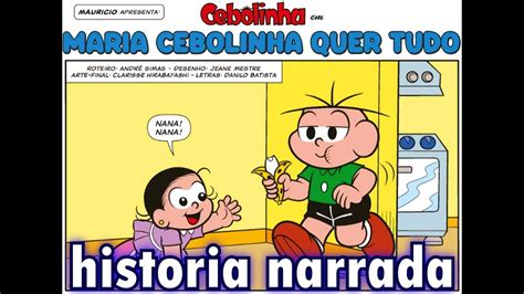 Cebolinha Em Maria Cebolinha Quer Tudo Gibis Do Rapha Youtube