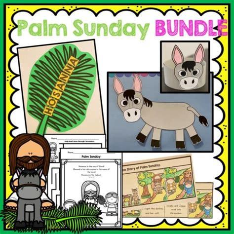 Palm Sunday Craft and Bulletin Board Bundle | Made By Teachers