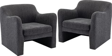 Amazon COLAMY Modern Accent Chairs Set Of 2 Living Room Chairs