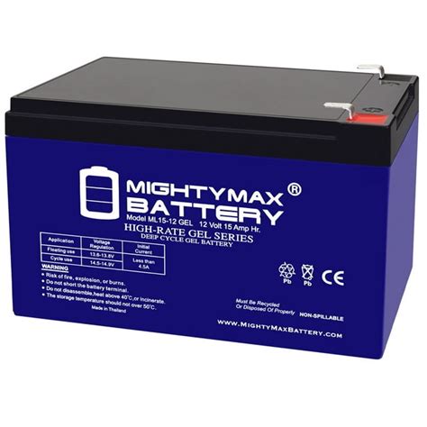 12v 15ah Gel F2 Replacement Battery Compatible With X Port Electric Scooter