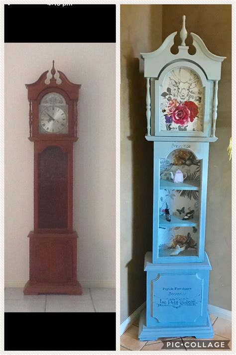 A Quick Makeover From A Old Grandfather Clock Love How We Can