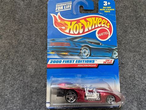 Arachnorod 2000 First Editions Hot Wheels Card Damaged EBay
