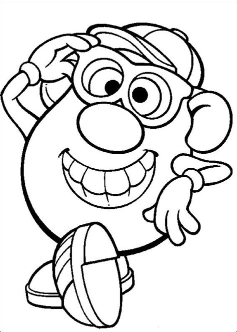 Kids N Coloring Page Mr Potato Head Mr Potato Head