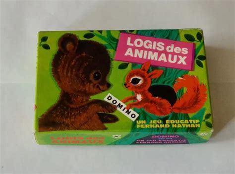 Ancien Jeu Educatif Fernand Nathan Logis Des Animaux Domino Eur