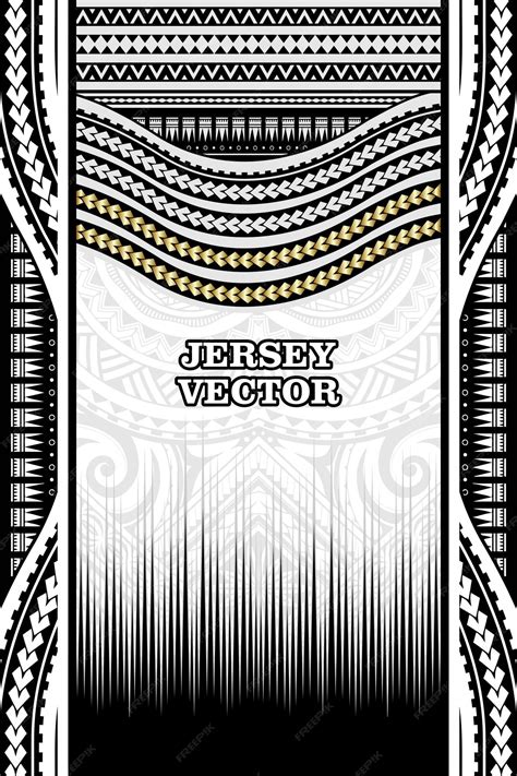 Premium Vector Tribal Polynesian Style For Basketball Sublimation Jersey