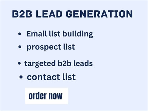 B B Lead Generation Linkedin Leads Prospect List And Targeted List