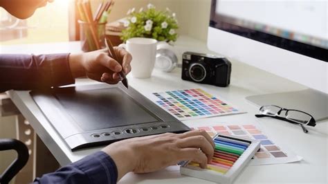 Premium Photo Team Of Graphic Designers Working On A Computer In